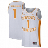 Tennessee Volunteers 1 Josh Richardson White College Basketball Jersey Dzhi,baseball caps,new era cap wholesale,wholesale hats